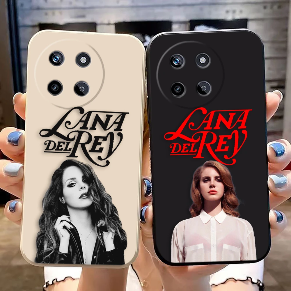 Hot Singer L-Lana D-Del Rey Cover Phone Case For OPPO Realme 13 11 10 9 9i 8 8i 7 7i 6 5 Pro Plus Soft TPU Color Case Funda Capa