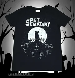 New Pet Sematary Stephen King 1983 Mens Vintage T-Shirt Camisas Hombre Harajuku Men T Shirt Pokeman Anime Shirt