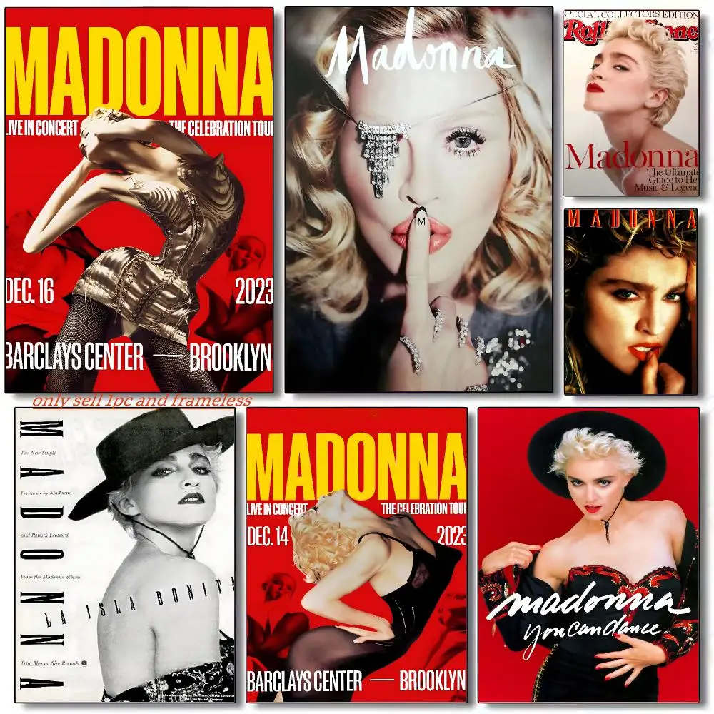 Singer M-Madonna Louise Poster Modern and Elegant Wall Stickers for Home Decor Living Room Dormitory Wall Art