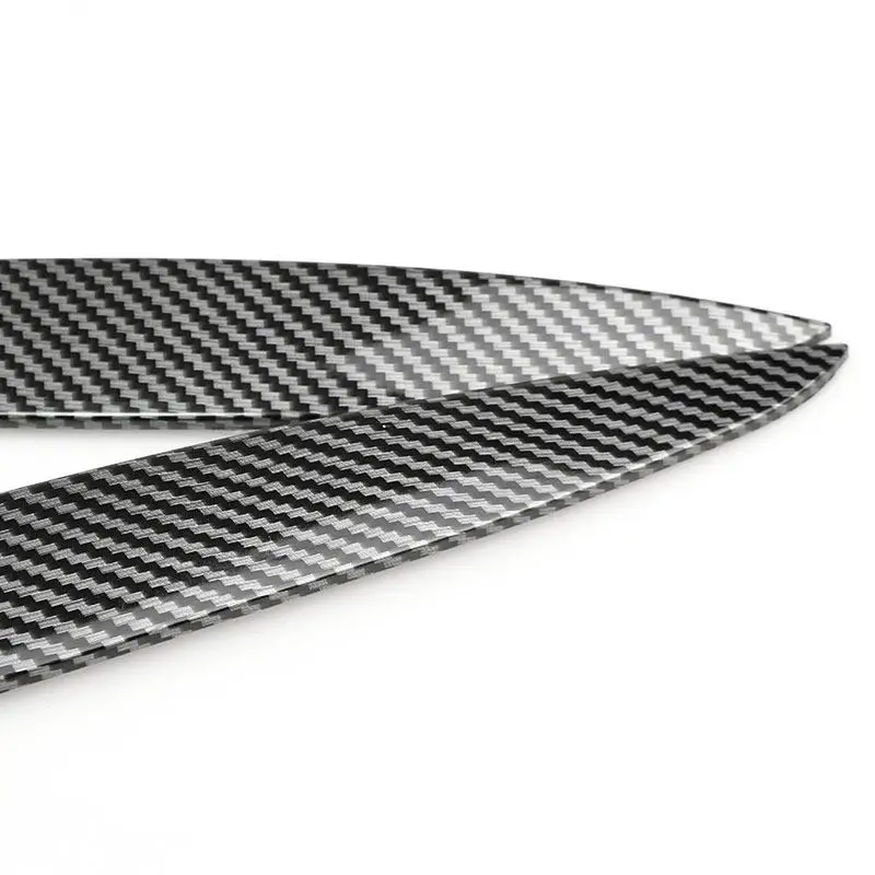 2 قطعة اكسسوارات السيارات ABS المصابيح الأمامية الحاجب الجفون غطاء الكسوة لشركة فولكس فاجن جولف 4 MK4 1997 1998 1999 2000 2001 2002 #4