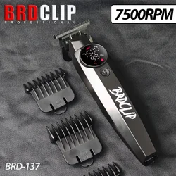 7500 U/min BRDCLIP BRD-137 Professioneller Haarschneider Elektrische Haarschneidemaschine DLC Keramikklinge Salon Finisher Maschine für Herrenfriseur