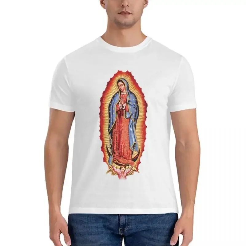 T-shirt homme Notre-Dame de Iissa, Upe, Vierge Marie, coupe décontractée, personnalisé