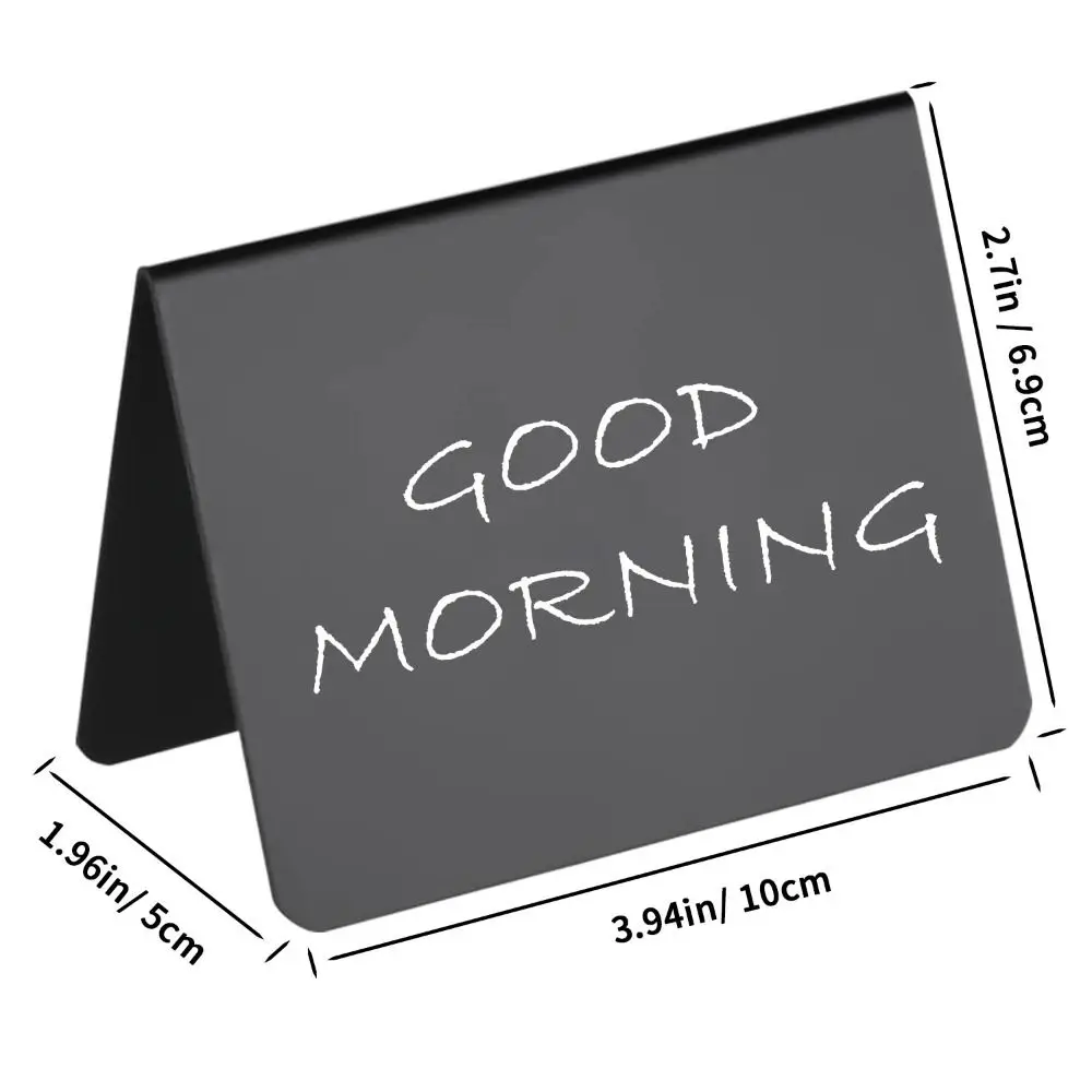 1pcs Trendy Acrylic/PVC Mini Chalkboard Reusable Erasable Erasable Blackboard Writable Price Tag Price Display