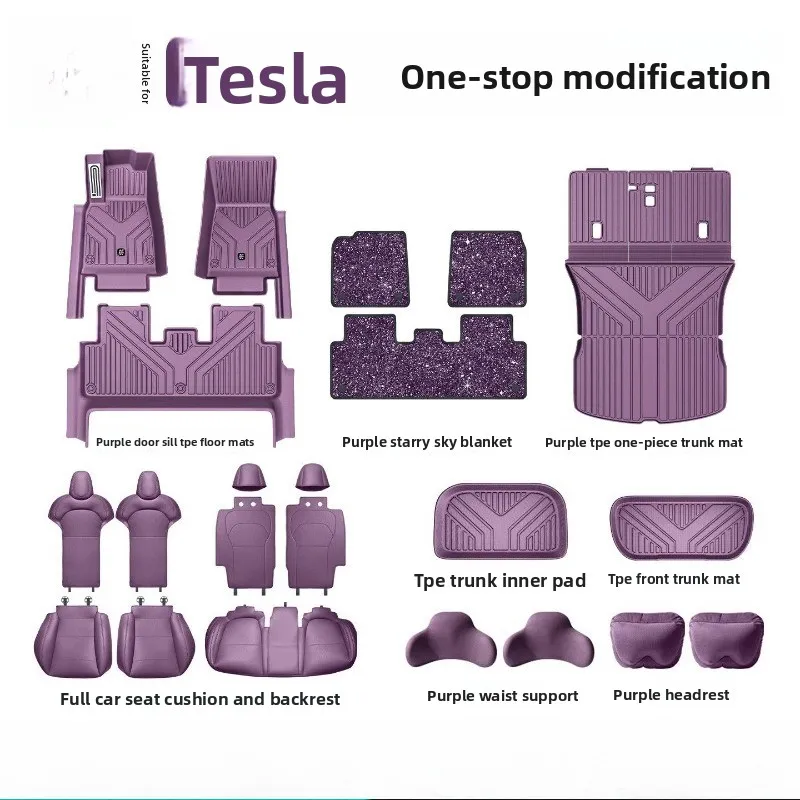 Car trunk pad TPE accessories fully enclosed foot pad