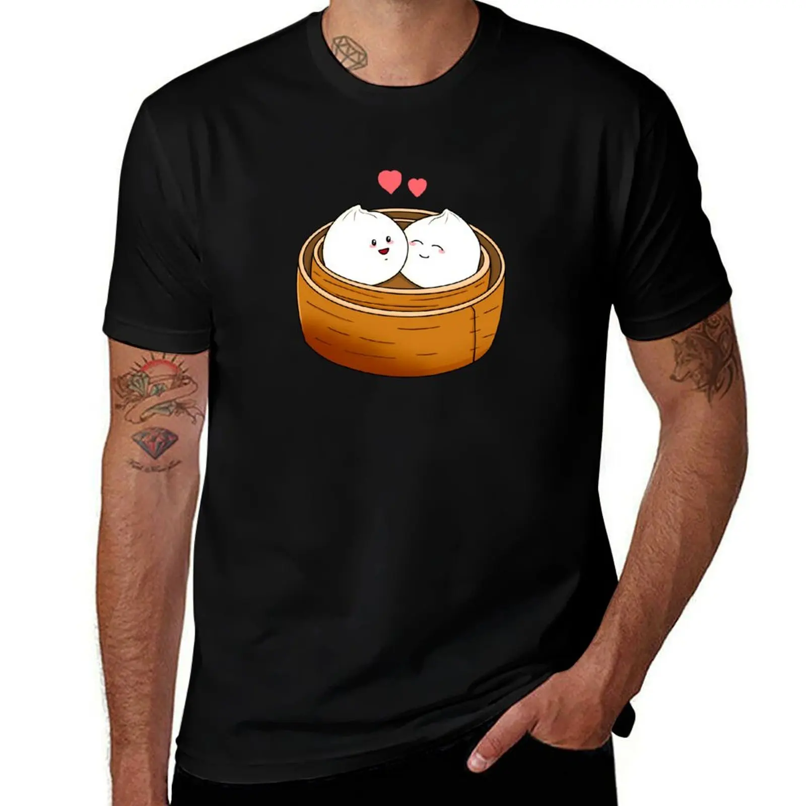 

Dumpling Love T-Shirt customs T-shirts man customizeds oversized t shirt men