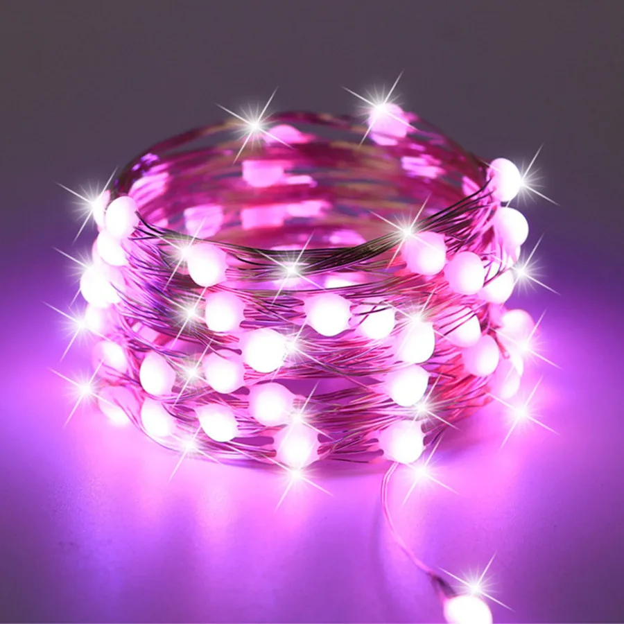 Christmas LED Smart Garland Fairy Lights Waterproof USB Remote RGB Copper Wire Garden String Light for Home Indoor Outdoor Decor