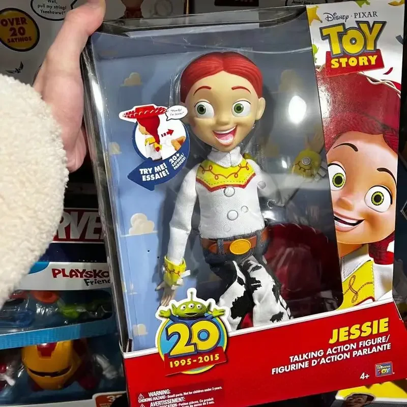 Authentische Disney Toy Story 20-jähriges Jubiläum Hoodie Tris Pulling Strings sprechen Buzz Lightyear Action figuren in Englisch und Jap