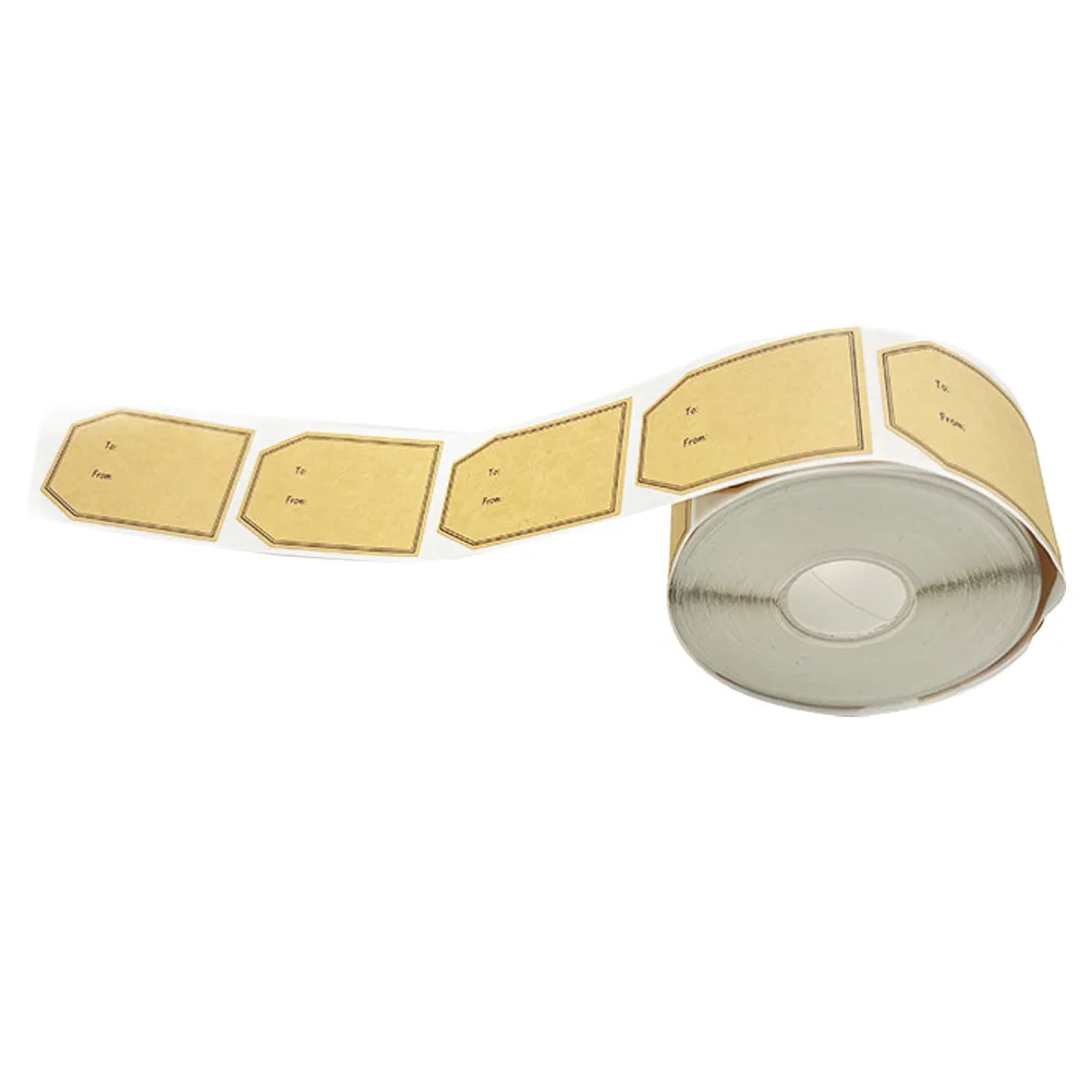 

Наклейки-бирки для подарков на вечеринку, самоклеящиеся этикетки для конфетных пакетов, декоративные наклейки из крафт-бумаги для запечатывания, подарочные этикетки