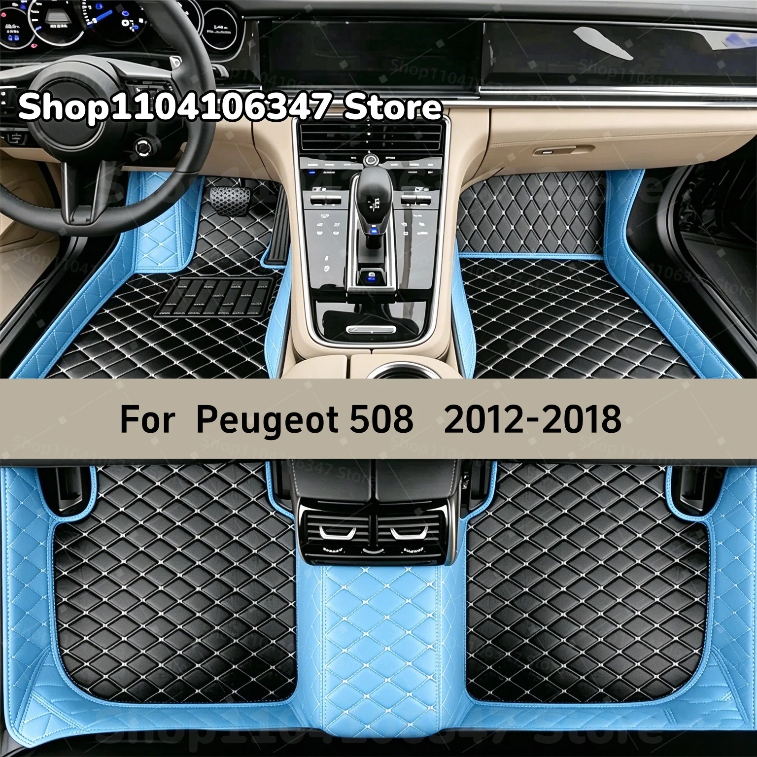 Car Floor Mats Fit For Peugeot 508 2018 2017 2016 2015 2014 2013 2012 Custom Car Mat Auto Mats Carpets