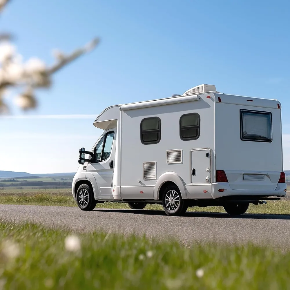 Jendela Geser Vertikal Pengganti dengan Jaring dan Cincin Trim untuk Trailer Kargo dan Perjalanan