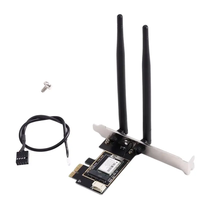 N35R-N300 2.4G For Desktop PCI-E Wireless Network Adapter Built-In Wi-Fi Receiver Bluetooth 4.0 Network Card