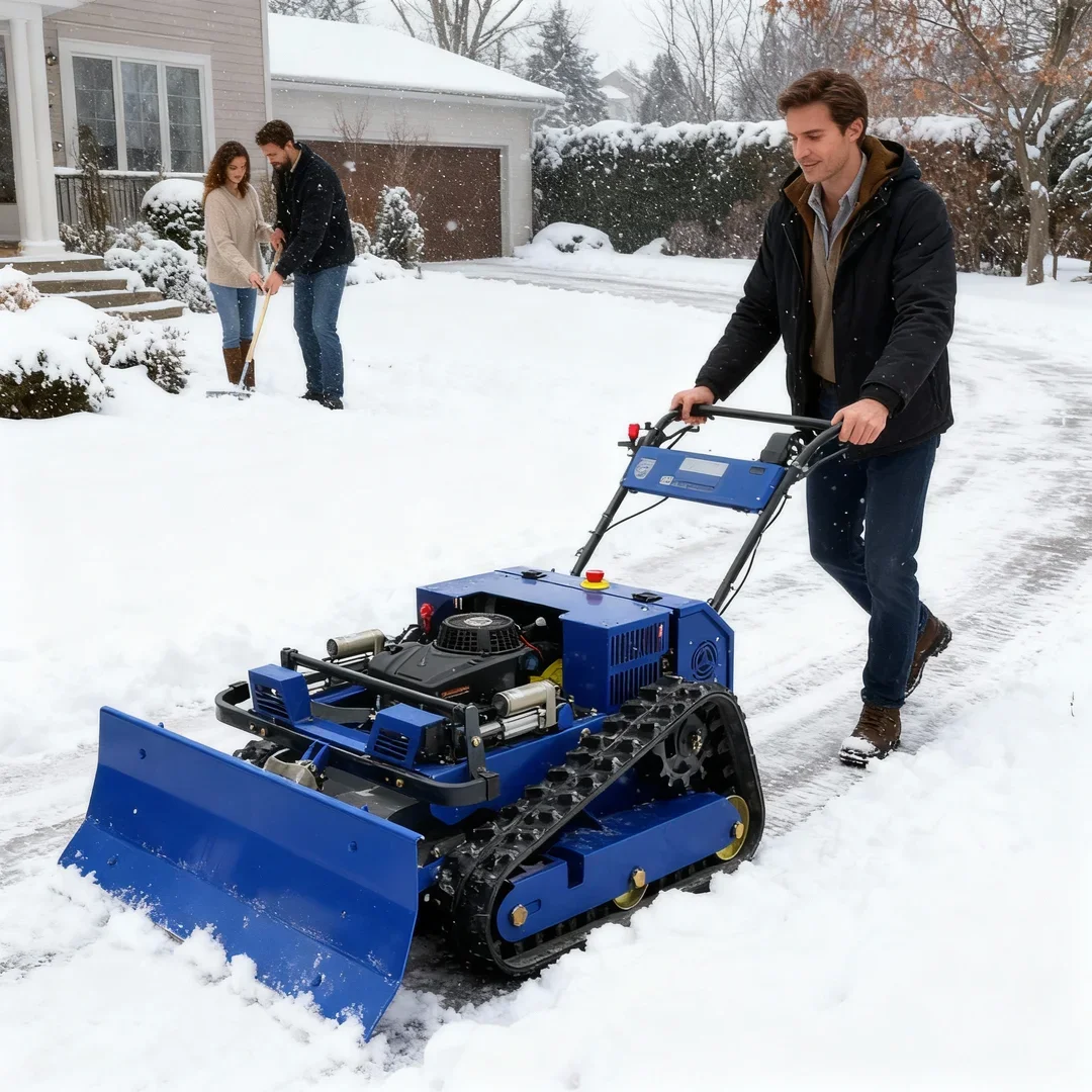 

Индивидуальная газонокосилка с дистанционным управлением, сертифицированная CE и EPA — высокоупорный агрегат промышленного класса с завода и снегоочистителем