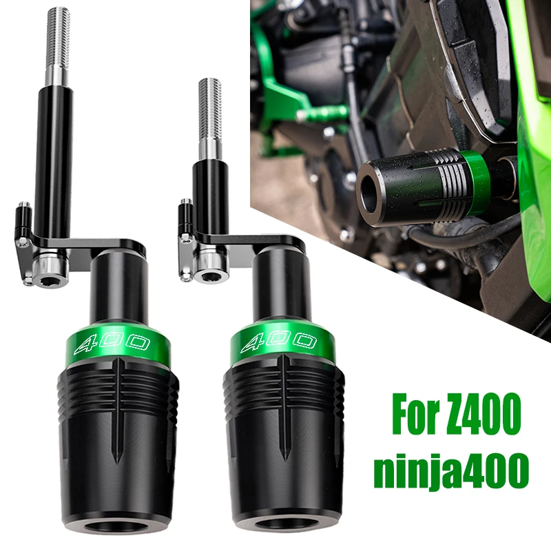 

For Kawasaki Ninja400 Z400 Ninja Z 400 2018-2024 2025 Motorcycle Frame Slider Falling Bumper Crash Pad Crash Guard Protector
