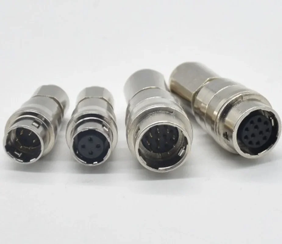 HRS Connector HR10A-10J-10S Male and Female Docking Aviation Plug Quick Connector Waterproof and Moisture-proof Adapter