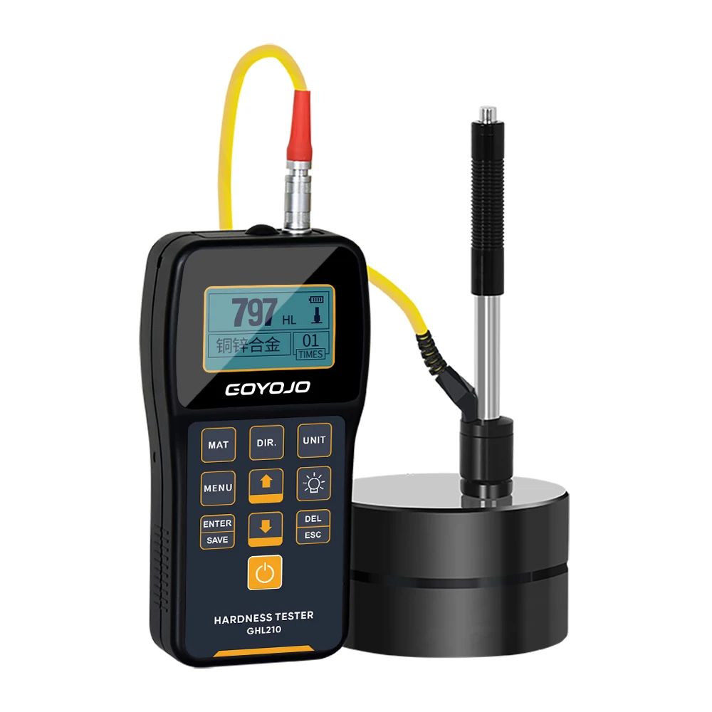 Hardness Tester Portable Rebound Meter Durometer HL HB HRB HRC HRA HV HS for Metal Steel Standard Hardness Block Gem Tester
