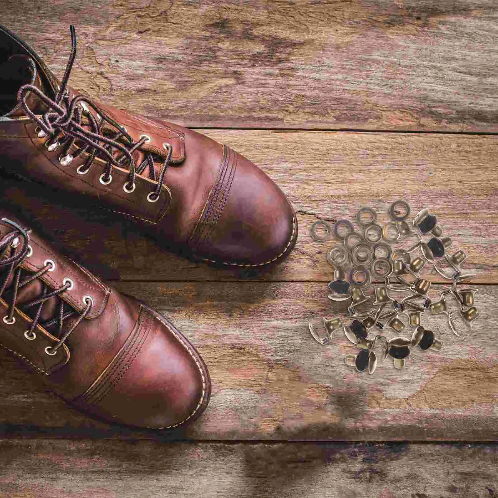 20 Buah Rak Sepatu Kabinet Renda Kait Boot Gasket Besi Gesper Mendaki Perlengkapan Kuningan