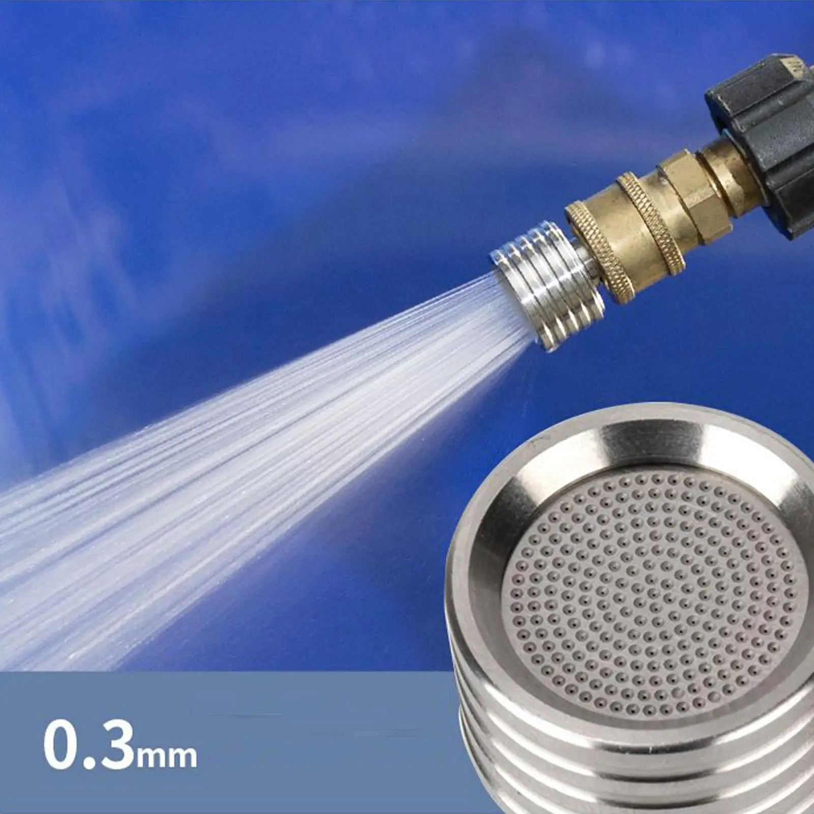 High Pressure Washer Spray Nozzle Set Quick Connect Sprayer Washing Tips Pressure Sprayer Accessories for Car Washing