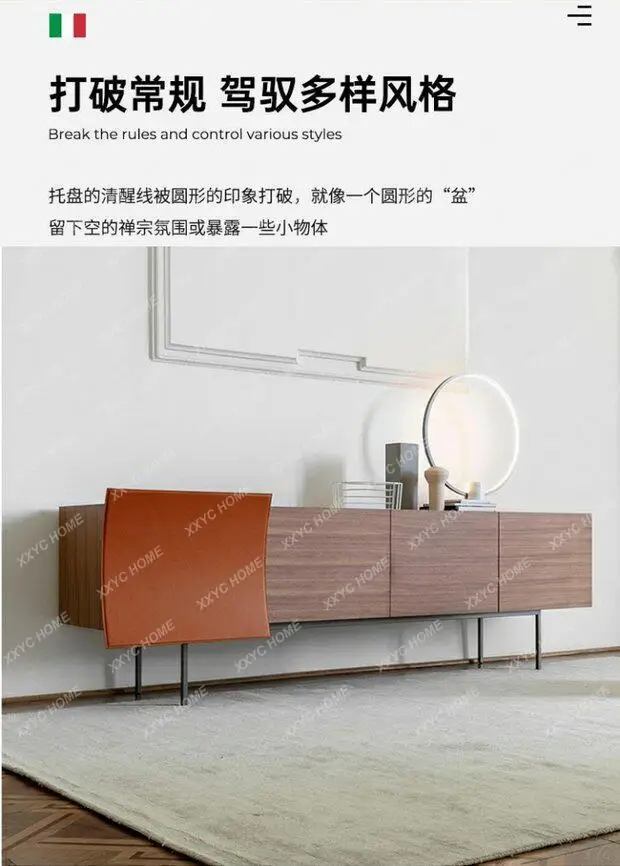 modern simple audio-visual cabinet living room household small floor cabinet