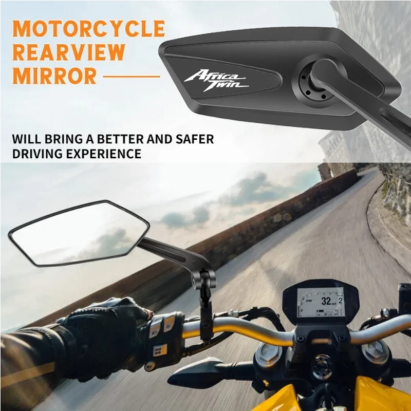 

Universal Durable Motorcycle Rearview Mirrors For HONDA Africa Twin CRF1100 1000 CRF1100L CRF1000L LNC750S Budget-friendly