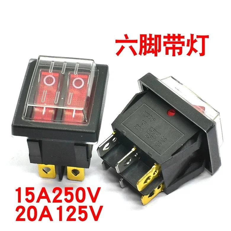 5pcs Electric pancake pan dual sided heating pancake switch universal boat type 6-pin 2-pin 4-pin button