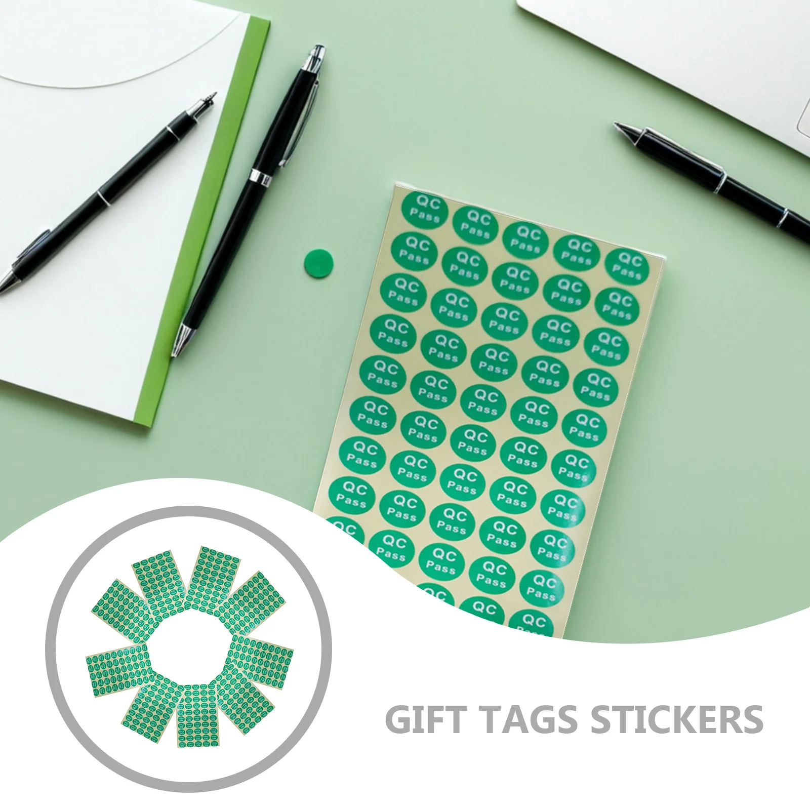 

20Pcs Round Colorful Paper Label Stickers Adhesive Dot Design for Birthday Wedding Gift Tags Halloween Stickers for Labeling