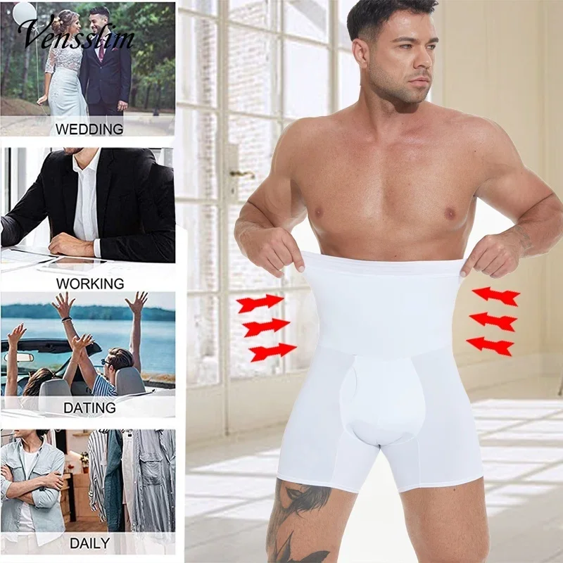 Vensslim الرجال محدد شكل الجسم مدرب خصر التخسيس تحكم سراويل الذكور ملابس داخلية ضغط للتنحيف تشكيل قوي الملابس الداخلية #3
