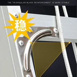 سبائك الألومنيوم التلسكوبية 6 م 7 م 8 م 10 م سميكة رفع سلم مستقيم من جانب واحد الهندسة في الهواء الطلق أعلى 10 مبيعات سلم الألومنيوم 8 أمتار - No10