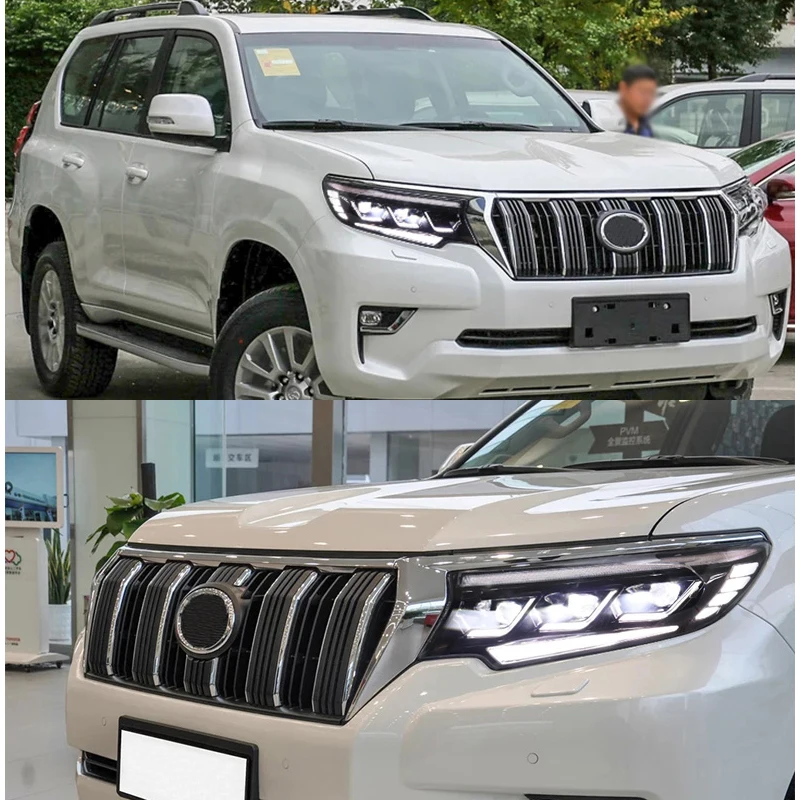 Head Lamp for Toyota New Prado Headlights 2018 2019 LED Headlight DRL All LED light Source Accessories