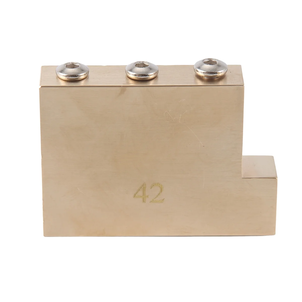 Solid L Shape Tremolo Brass Block for Floyd Rose Locking Tremolo Bridge Electric Guitar 42mm