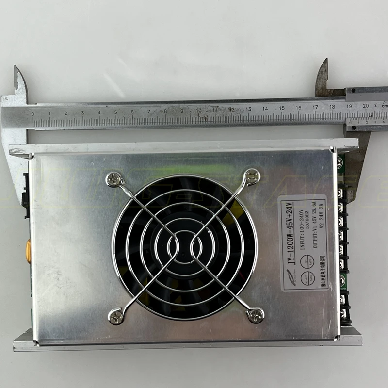 JY-1200W-45V + 24V آلة الضباب المنخفضة الكذب آلة دخان المياه تأثير المعدات 45v24v إمدادات الطاقة
