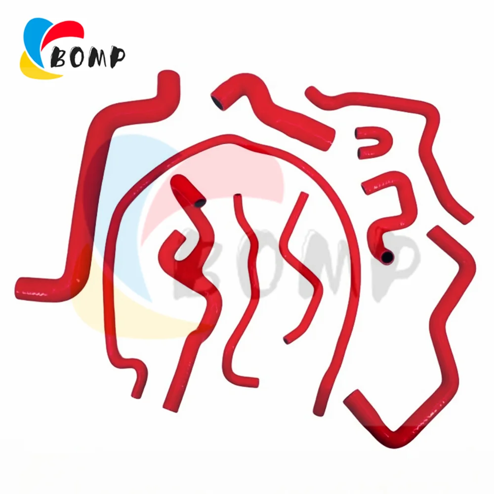 ل SAAB 9-5 95 2.0T 2.3T B205 B235 2002-2009 سيليكون المبرد المبرد خرطوم أطقم #1