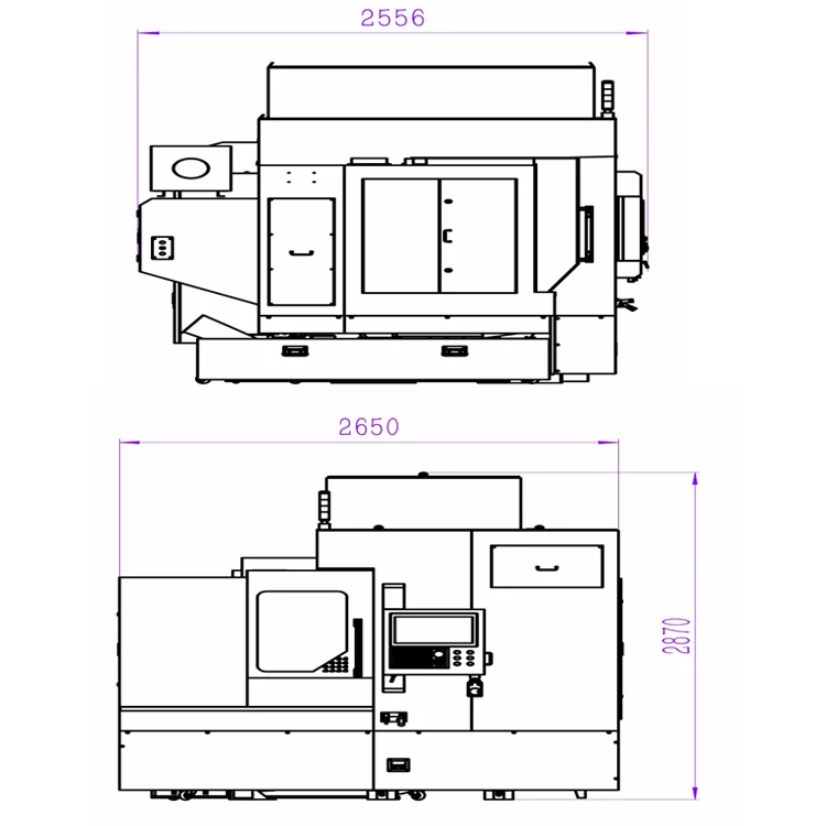 CNC Metal Vertical Hining Center, alta velocidade, fresagem, precisão, 5 eixos, Vmc400