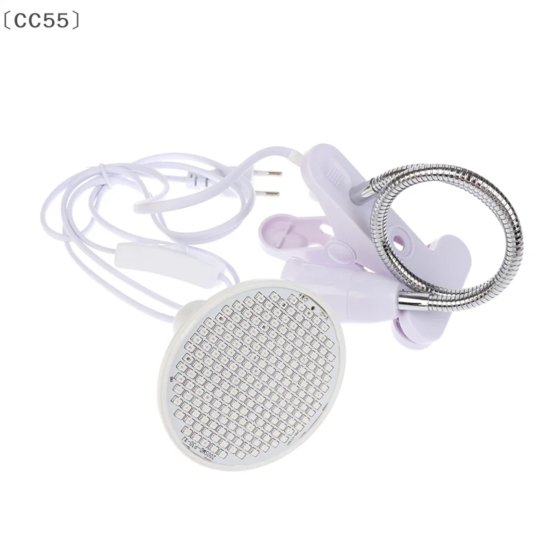 maveraCC55 bombilla de terapia de luz roja con Clip de lámpara LED 660nm rojo y 850nm dispositivo de terapia combinada por infrarrojos cercanos para el cuidado de la piel alivio del dolor