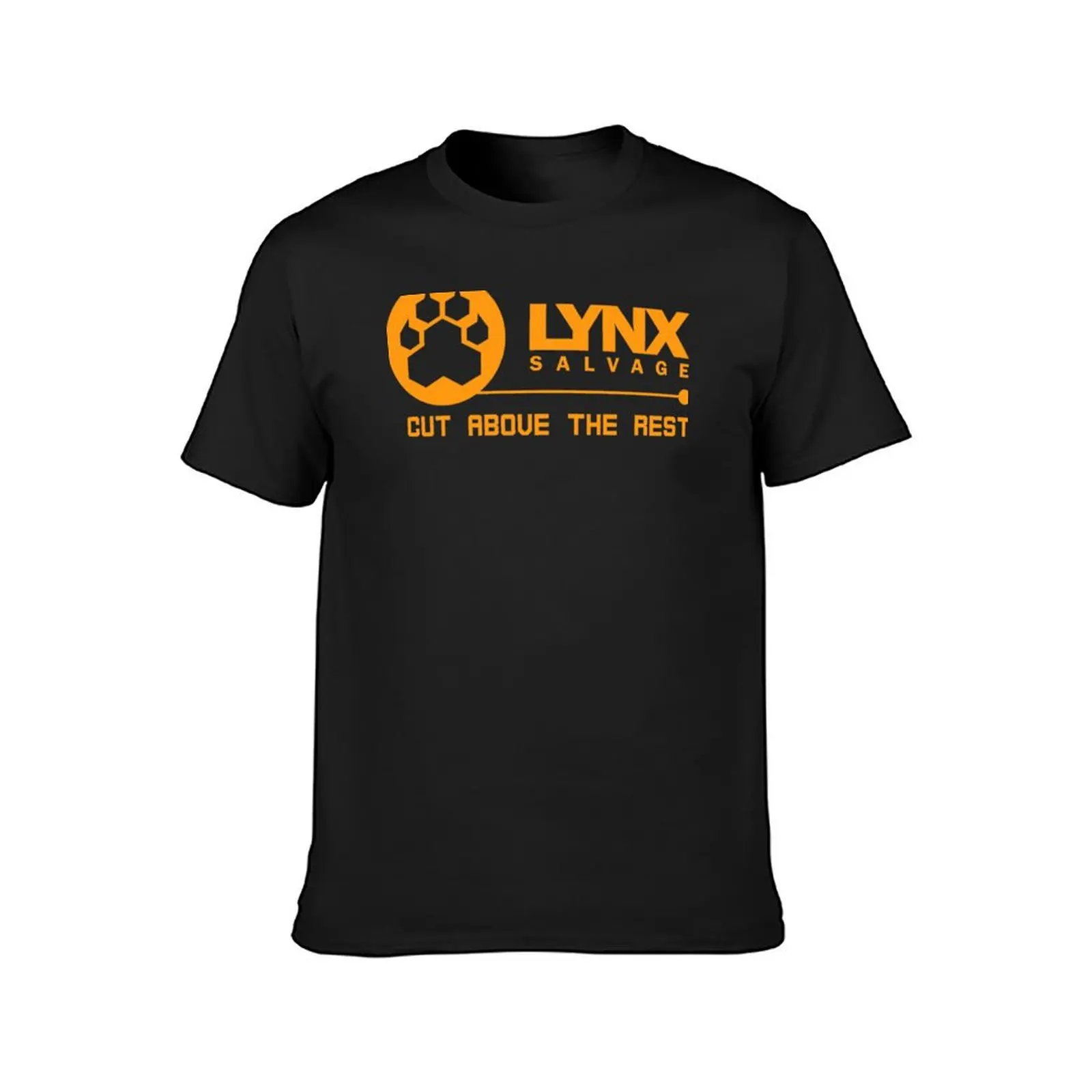 Cut Above LYNX Salvage Corp Orange Logo Shipbreaker Hardspace T-Shirt sweat blacks summer top mens graphic t-shirts pack