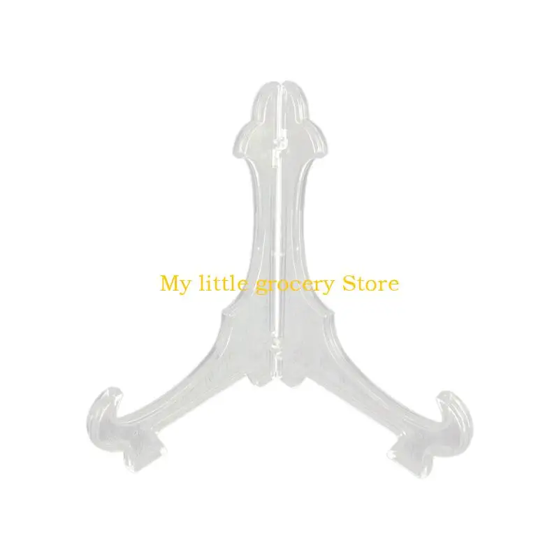 D5BD 10pcs Foldable Triangle Display Stand Multifunction Support Holder Shelf