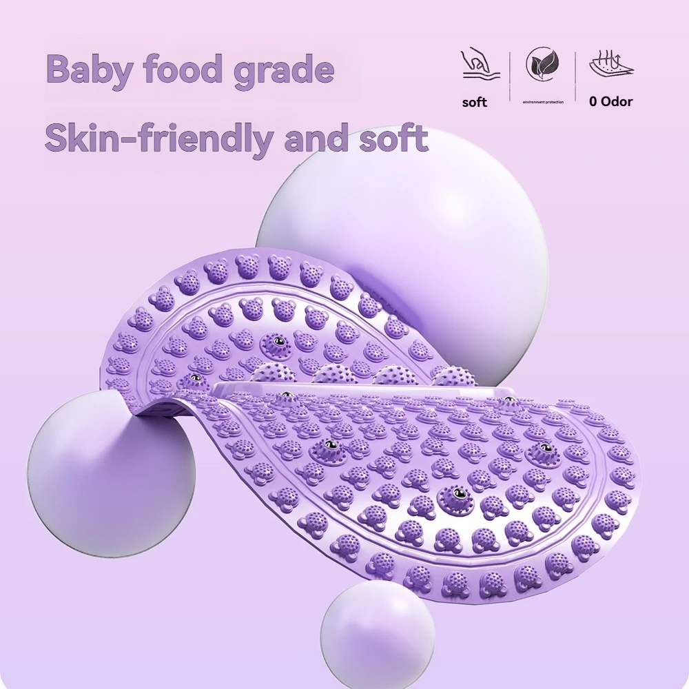 لوحة ضغط أصابع القدم من السيليكون الناعم السائل - وسادة تدليك لطيفة على القدمين مع حصيرة الضغط الإبري للجري بطيئة للغاية