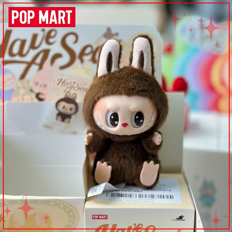 POP MART Labubu The Monsters Have A Seat Series слепая коробка виниловое лицо плюшевая кукла аниме фигурка кулон игрушка рождественские подарки