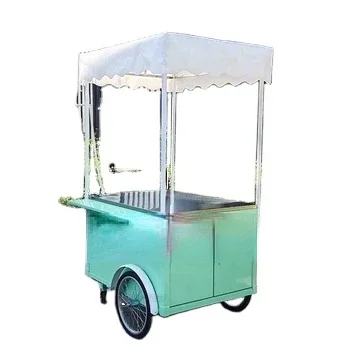 Outdoor Juice Bar Kiosk Ice Cream Food Stand Truck Display Cabinet