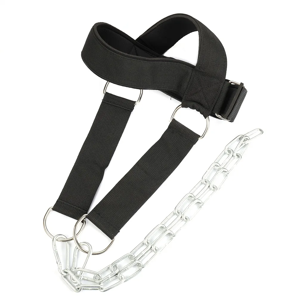 Adjustable Head Strap Neck Harness Adjustable Chin Strap Nylon Headgear Neck Muscle Builder Durable Construction