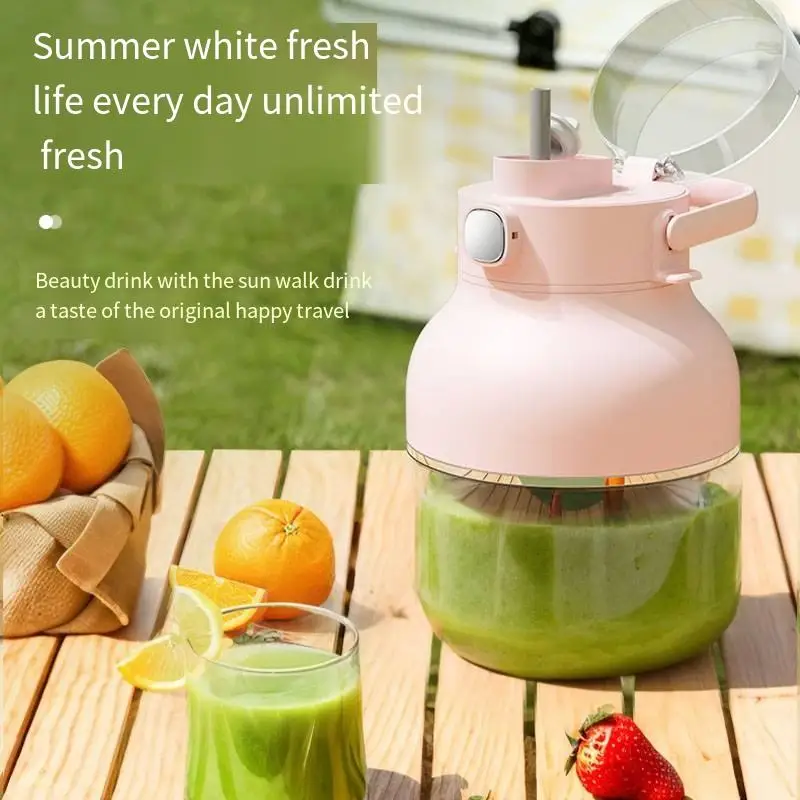

Ton Ton Cup Portable Large Capacity Juice Barrel 10-Knife Head Multi-Function Electric Fruit and Vegetable Juicer