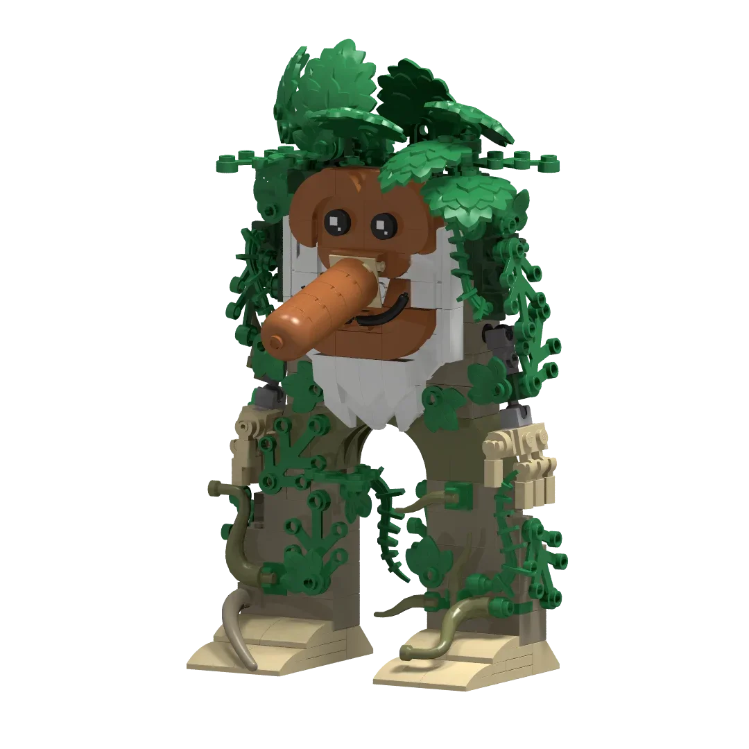 

Brainrot brr brr Patapim Building Block Model AI Shanhaijing Creative Funny Popular Tree Monster Monkey Assembling BrickToy