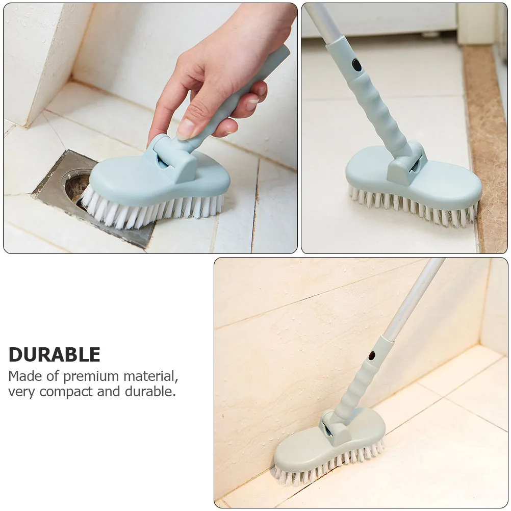 

1Pcs Cleaning Brush Durable Compact Bathroom Floor Cleaner Tub Scrubber Household Cleaning Accessories Tile Grime Removal Tools