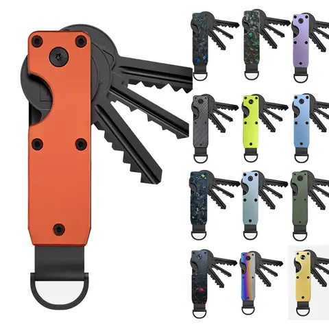 Bolsa para llaves de coche, funda, cartera, cadena, billetera, anillo, coleccionista, ama de llaves, organizador de llaves de bolsillo, llavero inteligente