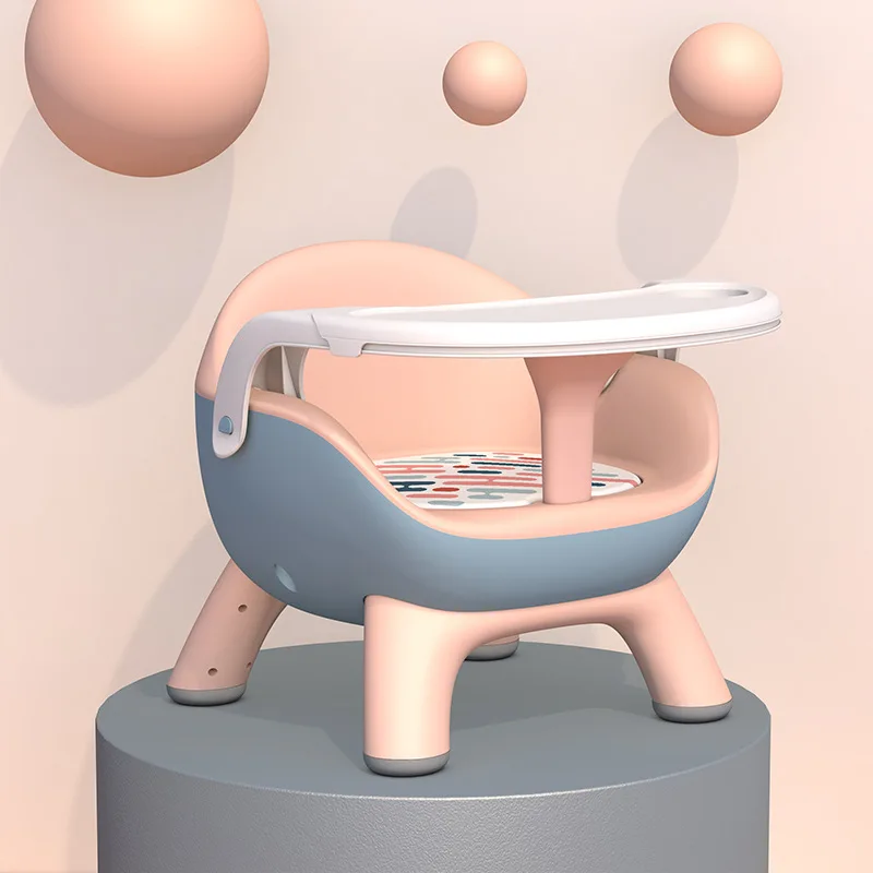 Nuovo Design 0-5 anni Baby Vocalize sedia per bambini multifunzionale morbida con piatto per la cena