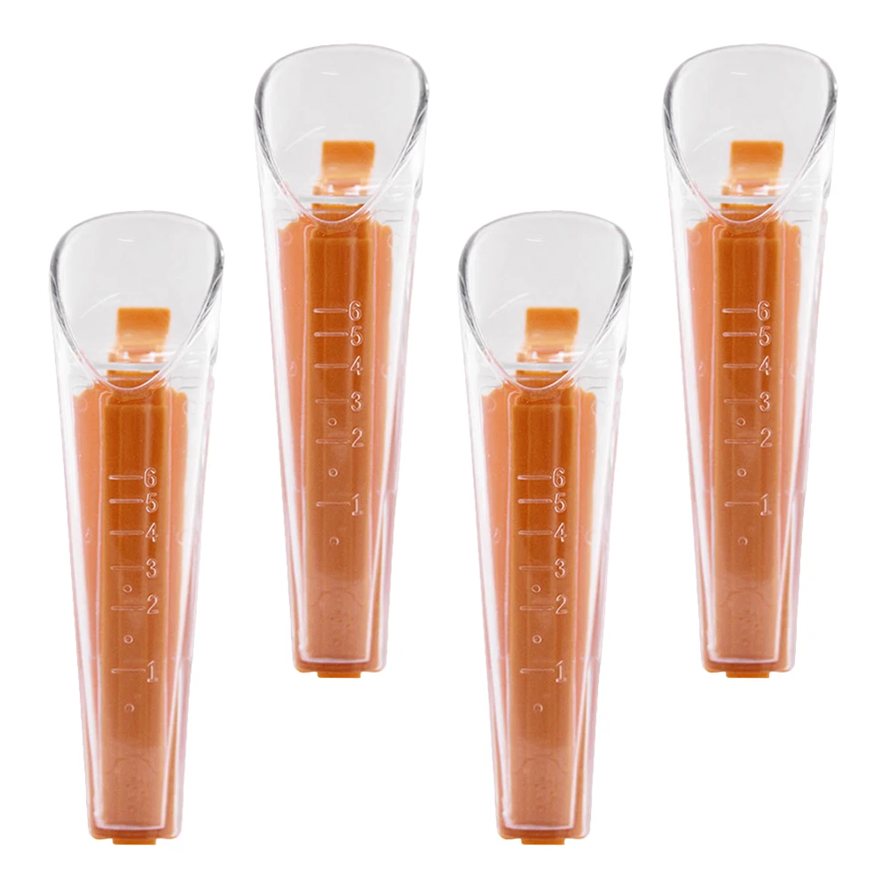

4 set Yeast Measuring Cup 1-6G Graduated Scale Baking Tool For Accurate Yeast Measurement Kitchen Gadget With Sealing Clip