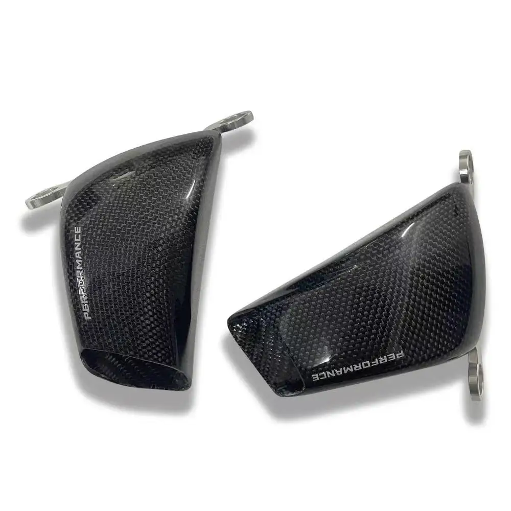 Carbon Fiber Motorcycle Front Brake Air Duct Caliper Radiator Cover For DUCATI PANIGALE V4 V2 V4S Streetfighter V4 V4S 2018-2026