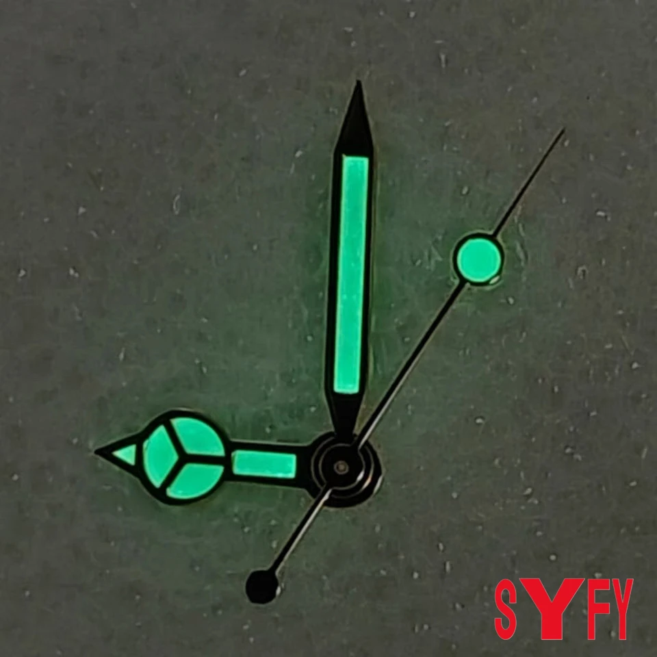 NH35 Hands Gold/Silver/Rose Gold Watches Pointers Green Luminous Watch Hand For NH35/NH36/4R/7S Movement Alloy Watch Accessories