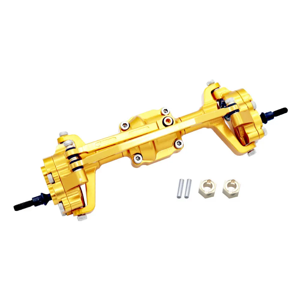 Suitable for 1/24 FCX24 , crusher, front and rear aluminum alloy bridge assembly modification parts upgrade