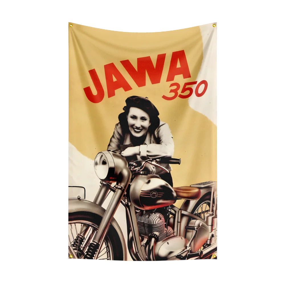 J-JA-WA-13 Motor Car Oil Flag Motoring Racing Workshop Car Banners Tapestry Flag Outdoor For Decoration Engine Oil