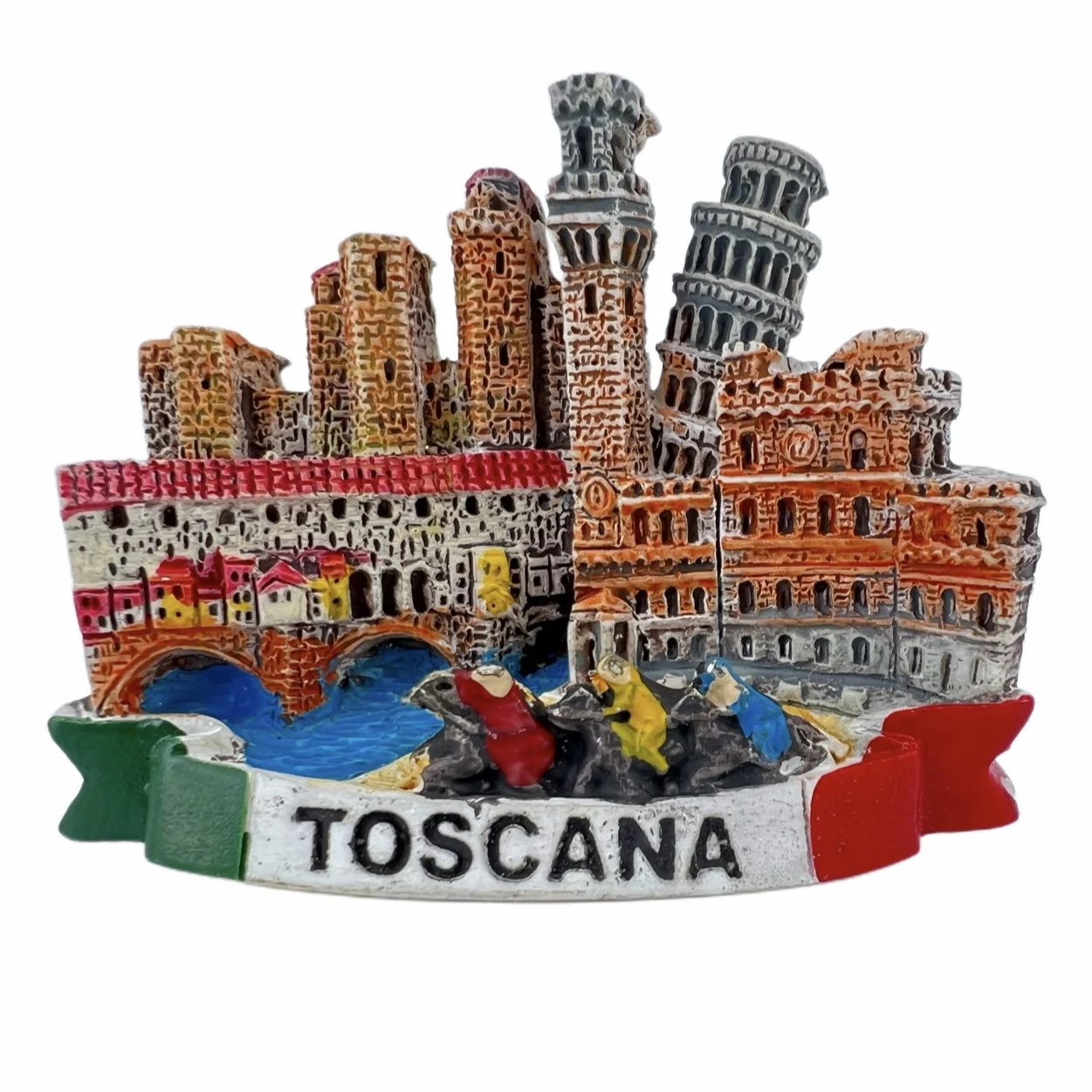 

Venice Pizza Tuscany Rome Italy Fridge Magnets Street Sign Travel 3D Memorial Magnetic Refrigerator Stickers Gift